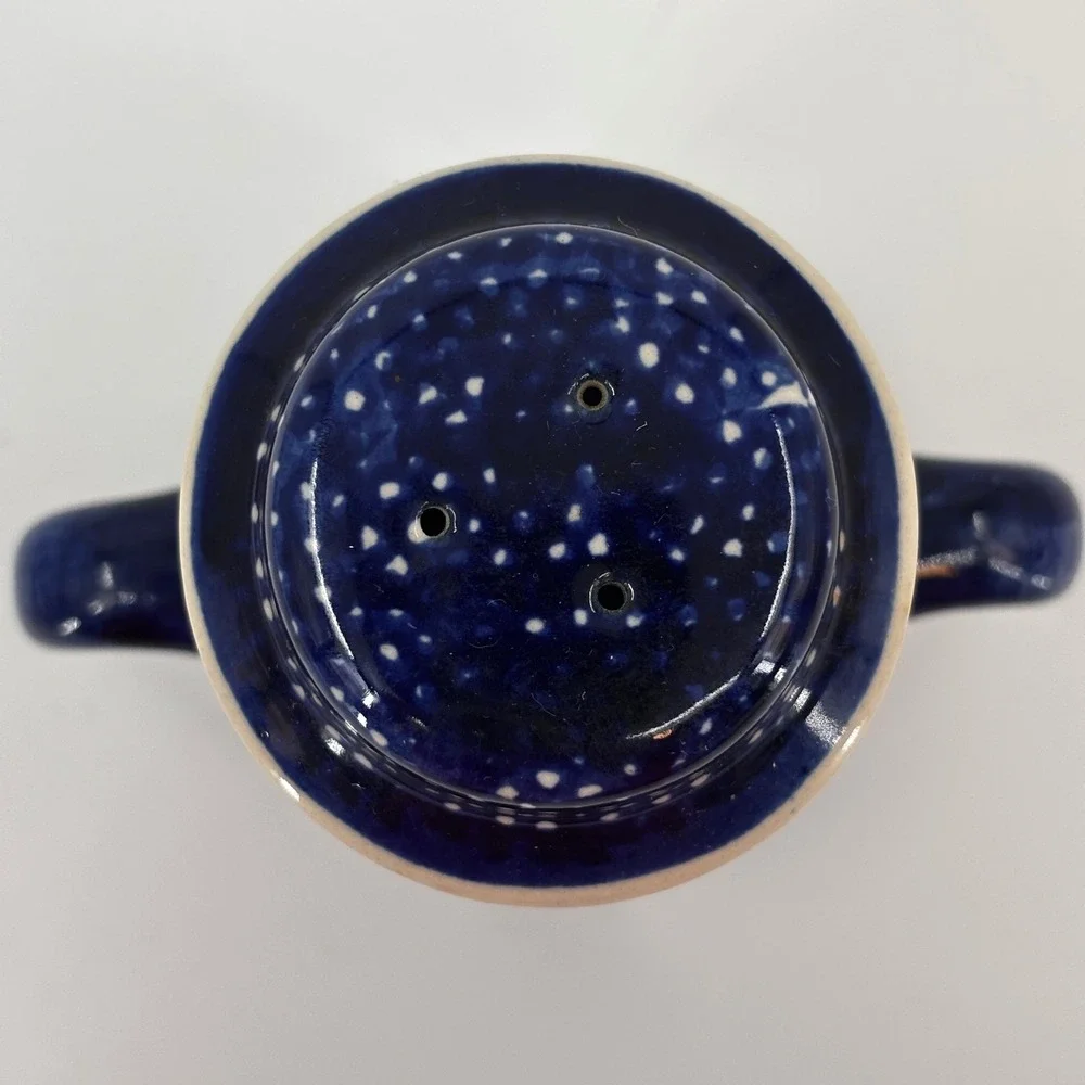 Manufaktura Polish Pottery Figural Salt Shaker Stoneware Boleslawiec Poland #112